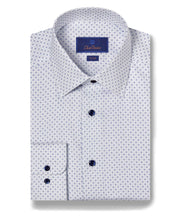 Load image into Gallery viewer, David Donahue Neat Print Dress Shirt
