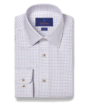 Load image into Gallery viewer, David Donahue Dobby Check Dress Shirt
