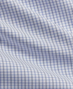 David Donahue Mini Check Dress Shirt