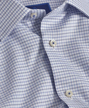 Load image into Gallery viewer, David Donahue Mini Check Dress Shirt
