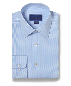 David Donahue Fine Stripe Dress Shirt