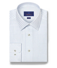 Load image into Gallery viewer, David Donahue Dobby Check Dress Shirt
