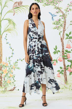 Load image into Gallery viewer, Maggy London Handkerchief Hem Printed Dress
