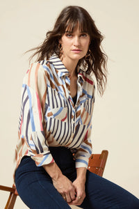 Lysse Yesenia Roll Tab Utility Shirt