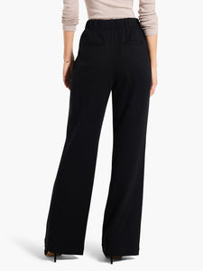Nic + Zoe 31" Knit Wide Leg Pleated Pant
