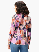Load image into Gallery viewer, Nic + Zoe Art Block Crinkle Shirt
