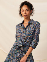 Load image into Gallery viewer, Nic + Zoe Mosaic Mix Crinkle Shirt
