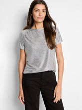 Load image into Gallery viewer, Nic + Zoe Shine Drape Tee
