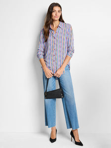 Nic + Zoe Solstice Stripe Shirt