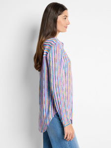 Nic + Zoe Solstice Stripe Shirt