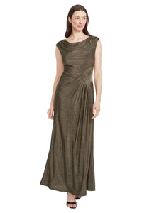 Maggy London Cowl Neck Gown