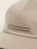 Zegna Melange Oasi Cashmere Lined Baseball Cap