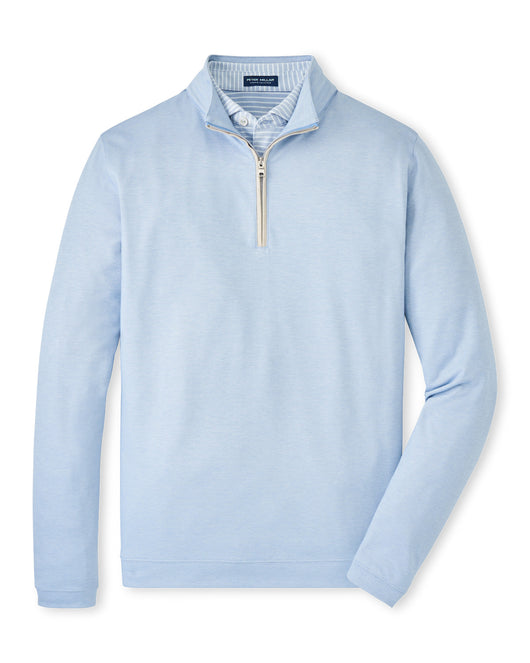 Peter Millar Albatross Cotton-Blend Pique Quarter-Zip