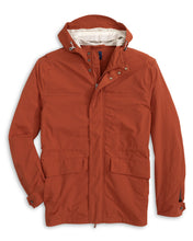 Load image into Gallery viewer, Johnnie O Littlestone Hooded Waterproof 3/4 Rain Jacket
