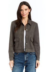 Drew Berlin Stretch Sueded Jacket
