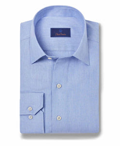 David Donahue Herringbone Sport Shirt