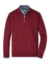 Load image into Gallery viewer, Peter Millar Autumn Crest Suede Trim Quarter-Zip
