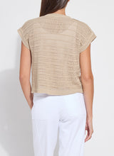 Load image into Gallery viewer, Lysse Brisa Linen Mesh Sleeveless Cardi
