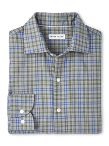 Peter Millar Bar Harbor Performance Flannel Sport Shirt