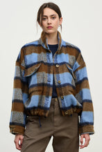 Load image into Gallery viewer, Velvet Brushed Plaid Aubrey Jacket
