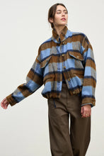 Load image into Gallery viewer, Velvet Brushed Plaid Aubrey Jacket
