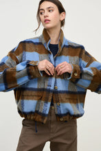 Load image into Gallery viewer, Velvet Brushed Plaid Aubrey Jacket
