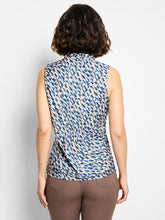Load image into Gallery viewer, Nic + Zoe Brushstrokes Ruffled Around Top
