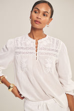 Load image into Gallery viewer, Velvet Cotton Lace Byrdie Top
