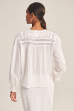 Load image into Gallery viewer, Velvet Cotton Lace Byrdie Top
