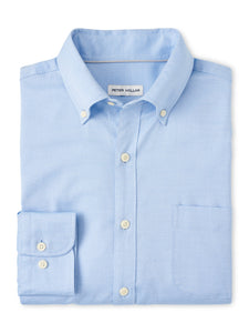 Peter Millar Campbell Perfect Pinpoint Cotton-Stretch Sport Shirt