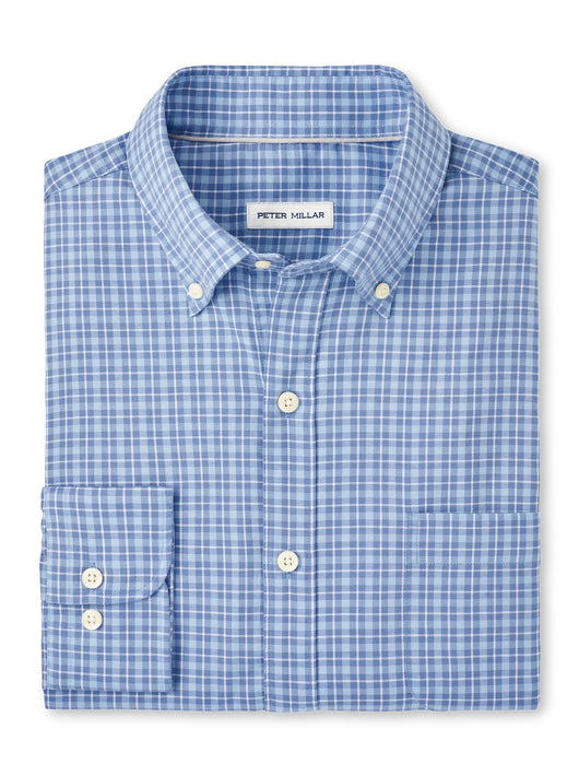 Peter Millar Caspian Perfect Pinpoint Cotton-Stretch Sport Shirt