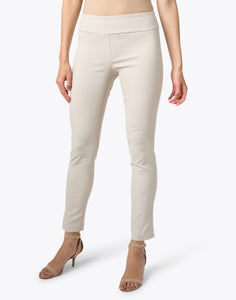 White Control Stretch Ankle Pant