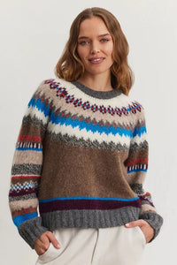 Velvet Colorful Fair Isle Kella Sweater