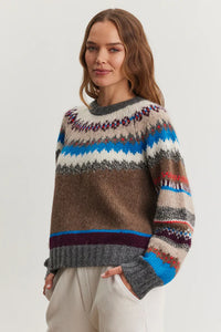 Velvet Colorful Fair Isle Kella Sweater