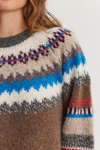 Velvet Colorful Fair Isle Kella Sweater