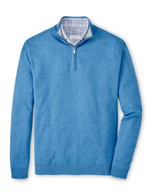 Peter Millar Coolspun Cotton Quarter-Zip Sweater