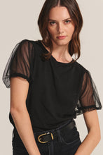 Load image into Gallery viewer, Velvet Cotton Slub Novelty Justine Top
