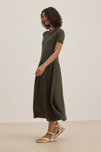 Load image into Gallery viewer, Velvet Cotton Slub Itza Dress
