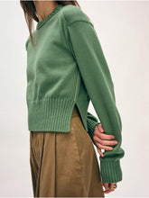 Load image into Gallery viewer, White &amp; Warren Soft Cotton Rib Trim Sweatshirt
