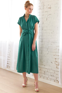 Finley Micro Satin Long Rocky Dress