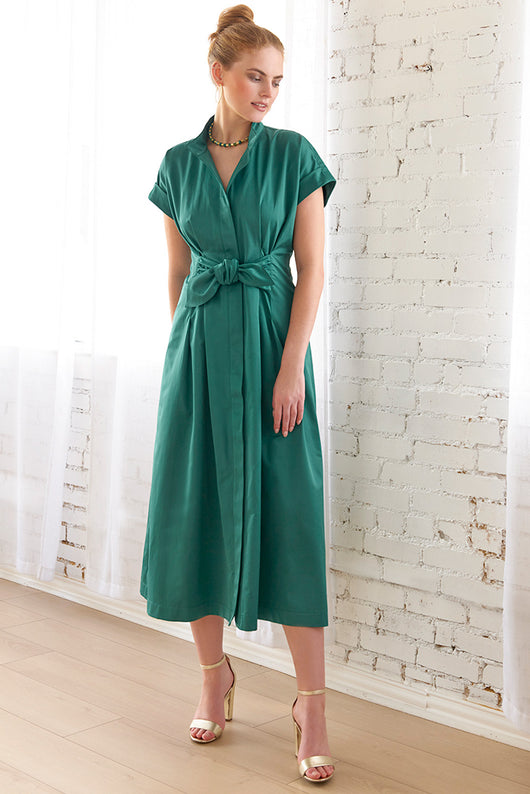 Finley Micro Satin Long Rocky Dress