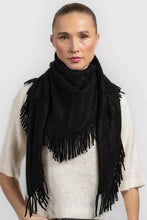 Load image into Gallery viewer, White &amp; Warren Brushed Cashmere Fringe Scarf
