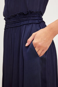 Velvet Crinkled Viscose Dimi Skirt