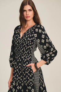 Velvet Aspen Print Elen Dress