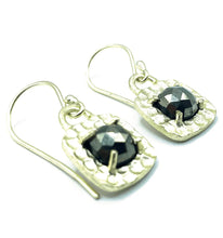 Load image into Gallery viewer, Erin Gray Cabo Hammered Square and Pyrite Earring
