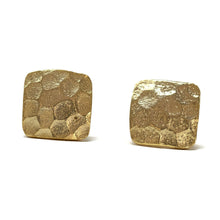 Load image into Gallery viewer, Erin Gray Stud No. 01 Gold Square
