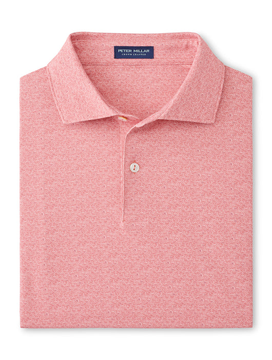 Peter Millar Espresso Martinis Performance Jersey Polo