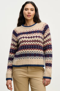 Velvet Fair Isle Makena Sweater