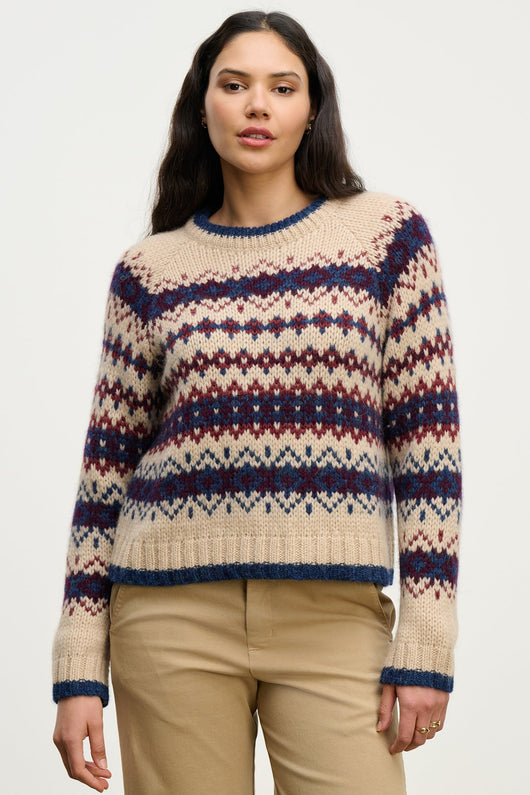 Velvet Fair Isle Makena Sweater