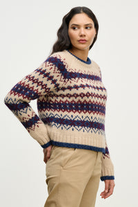 Velvet Fair Isle Makena Sweater